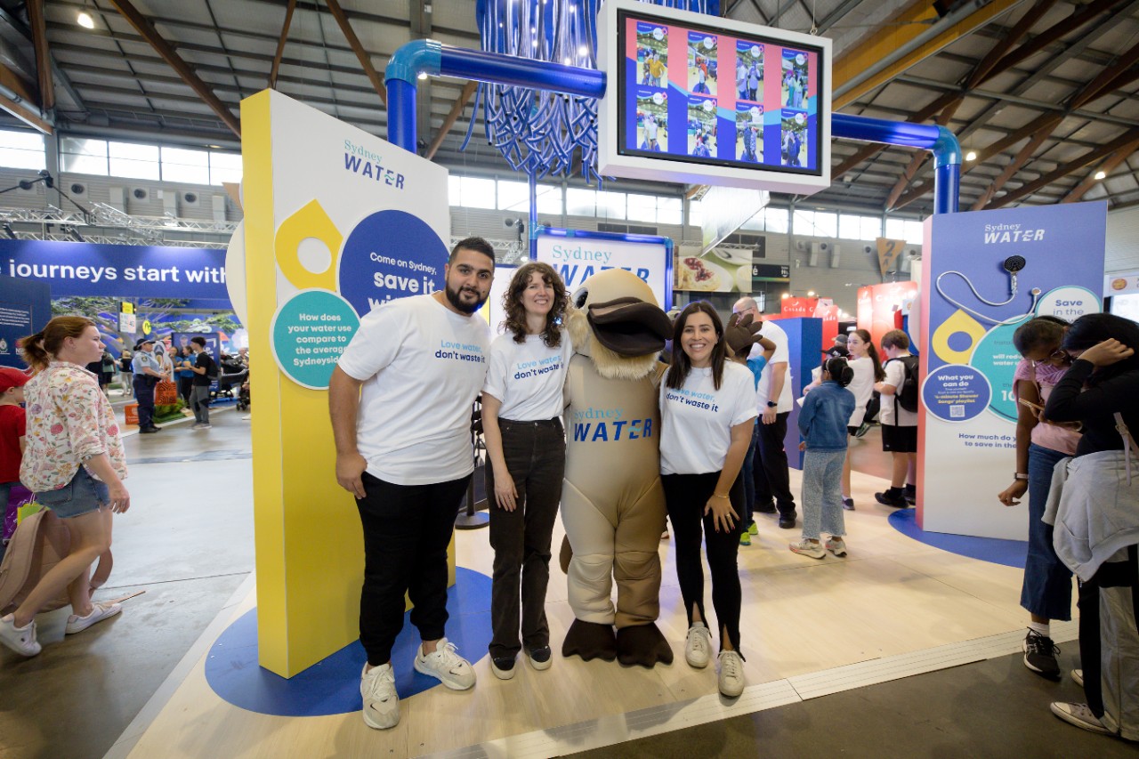 Sydney water team at the easter show