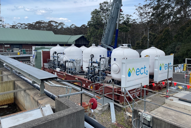 PFAS treatment system at the Cascade Water Filtration Plant