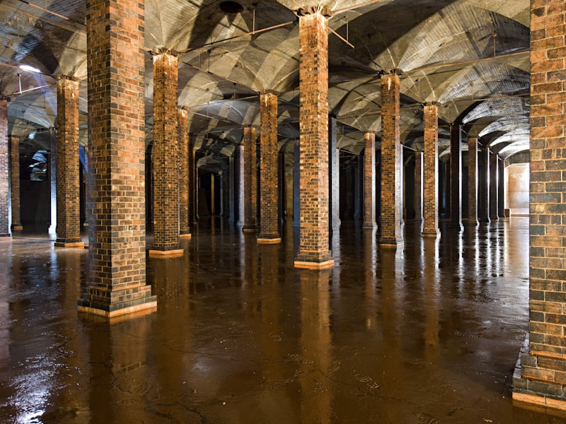 Underground Centennial Park Reservoir.