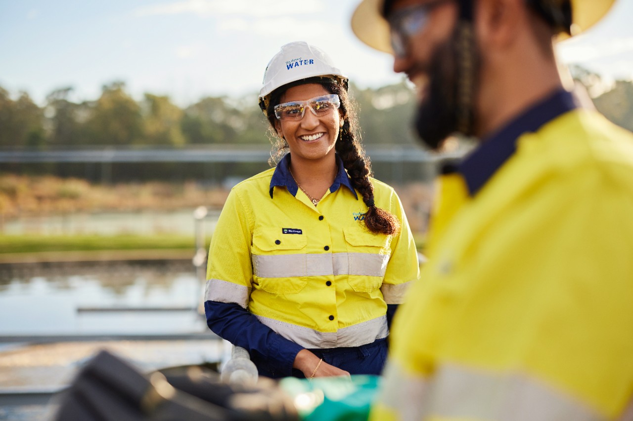 SYDNEY WATER; operational staff at the St Marys Water Recycling Plant.