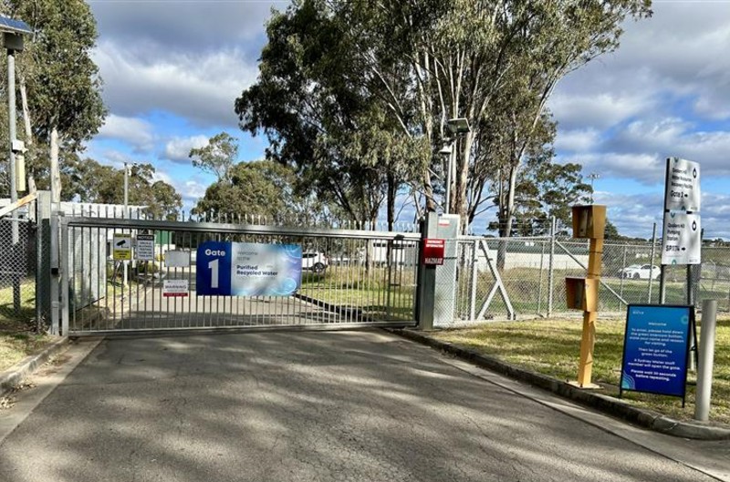 Gate 1 is the entrance to the Sydney Water Purified Recycled Water Discovery Centre