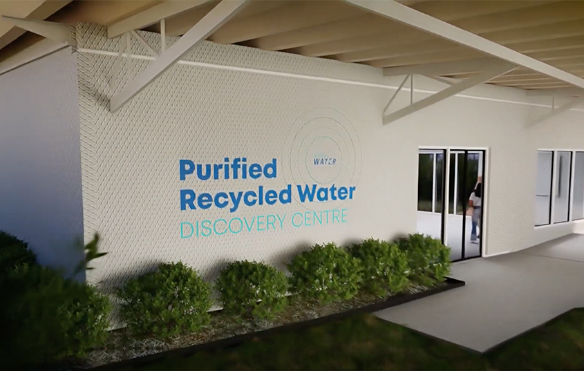 Purified recycled water