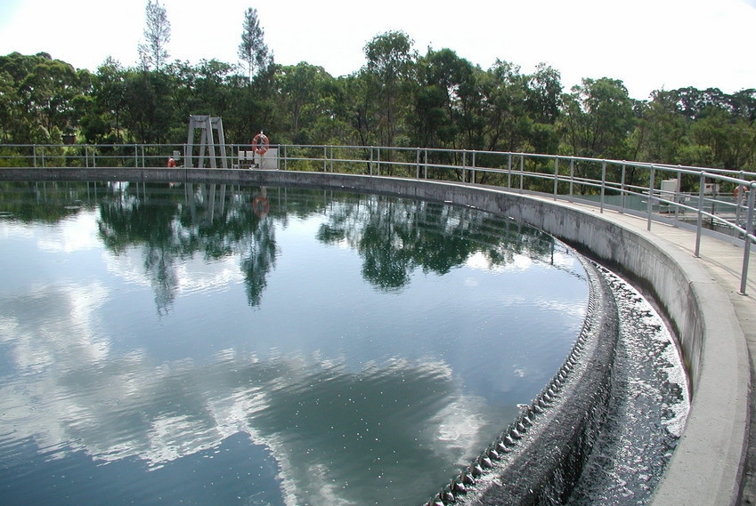 A photo of a tertiary clarifier