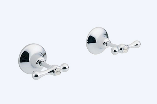 Quarter turn wall top assembly set (no spout)